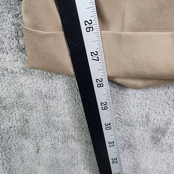 Men's Pro Tour Khaki Dress Pants Golf Hi Rise Polyester Stretch Size 38x29 - Picture 11 of 13